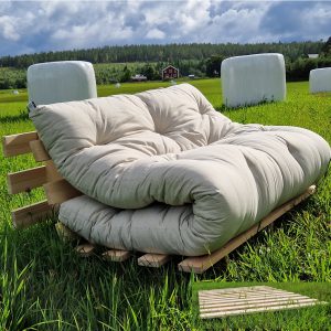 Canapé futon Layti 140 cm